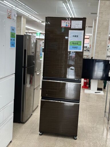 ★ジモティ割あり★ MITSUBISHI 冷蔵庫 365L ２１年製 動作確認／クリーニング済み TJ7811