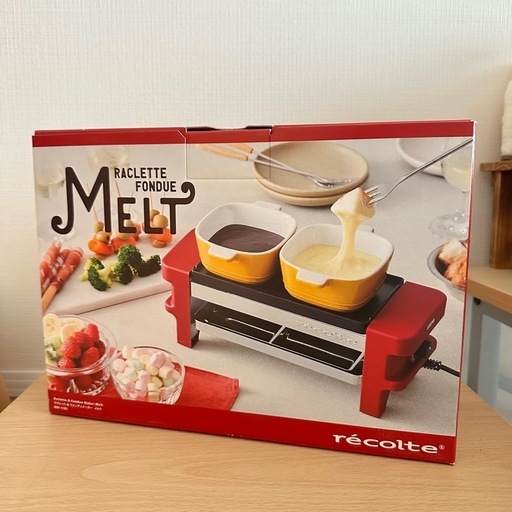 recolte レコルト ラクレット\u0026フォンデュメーカー メルト レッド