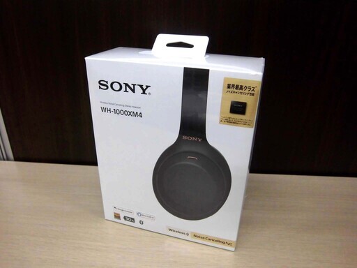 新品 SONY ワイヤレスノイズキャンセリングステレオヘッドセット WH-1000XM4 ブラック ヘッドホン ソニー 苫小牧西店