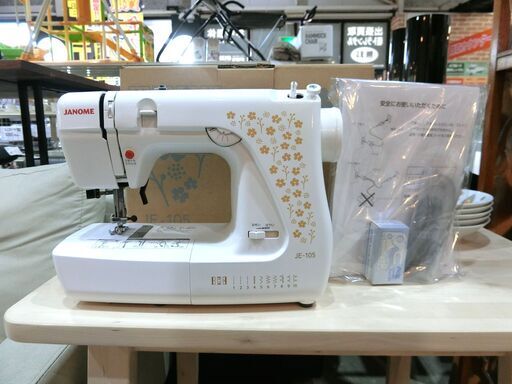 [未使用品]ジャノメ 電子制御ミシン JE-105 2020年モデル【モノ市場東海店】147