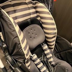 【美品】アップリカ　ラクーナAD　ラスネイビー NV　新生児対応の画像