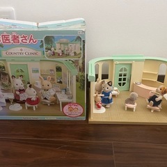 シルバニア森のお洋服屋さんと森のお医者さんの画像
