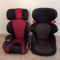 【譲渡先きまりました】ジュニアシート　2台の画像