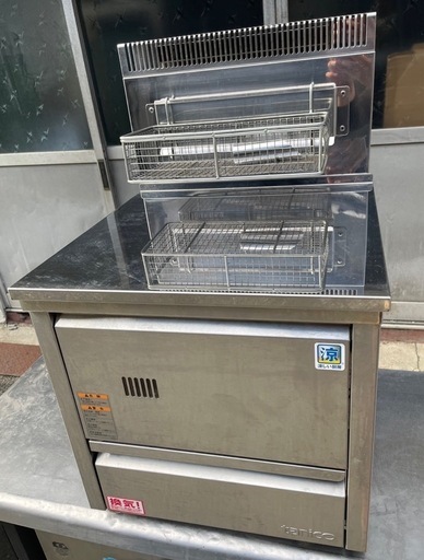 【動確済み】2020年 tanico 業務用 卓上フライヤー NB-TCFL-C4045G 都市ガス 13A タニコー ガスフライヤー 厨房機器 揚げ物 唐揚げ 大阪