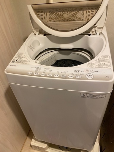 商談中　TOSHIBA AW-7G2W 縦型洗濯機　2015年製