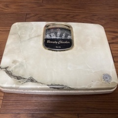 【珍品・レトロ】タニタ製のアナログ式体重計