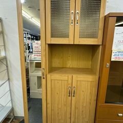 6-123 ミラー付 シューズボックス【一部地域配送可・現状渡し...