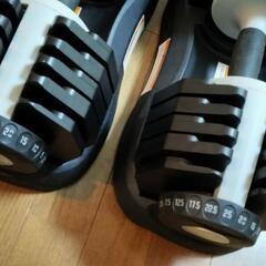 ATIVAFIT ダンベル 可変式 2.5kg～25kg 2個セット 可変式ダンベル 一台多役 多段階重量変更 滑り止め 安全設計 アジャスタブルダンベルの画像