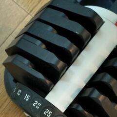 ATIVAFIT ダンベル 可変式 2.5kg～25kg 2個セット 可変式ダンベル 一台多役 多段階重量変更 滑り止め 安全設計 アジャスタブルダンベルの画像