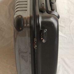カーボン調　小型スーツケースの画像