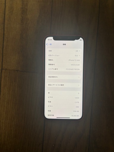 【本日中】iPhone 12 mini 256GB docomo