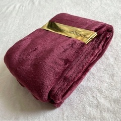 【新品未使用】プレミアムブランケット　ワインレッド　※価格交渉OK🉑の画像