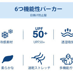 【新品・未開封】UV パーカー 冷感 -7℃ の画像
