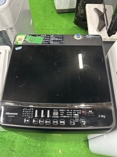 早い者勝ち大セール‼️‼️＋ご来店時、ガンお値引き‼️Hisense(ハイセンス) 2019年製 5.5 洗濯機