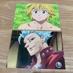 劇場版七つの大罪  天空の囚われ人  クリアファイル  ステッカー  ブロマイド風カードの画像