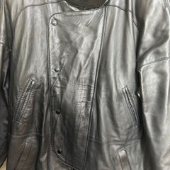 【美品】レザージャケット 羊革　日本製 ブラック