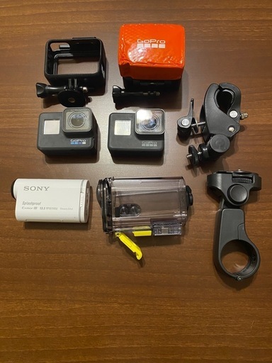 アクションカメラ　　GoProなど3点