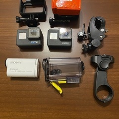 アクションカメラ　　GoProなど3点