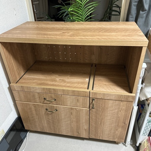 【決まりました】LOWYAレンジ台　キッチン収納　オーブンラック　カウンターキッチン　キッチンボード