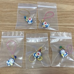 ドラえもん  根付けストラップ  5種類 5個組
