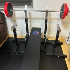 　ファイティングロード　ホームジムベンチプレスプレート　ベンチプレスセット　80kg　