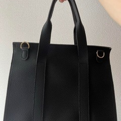 【2wayトートバッグ】ストラップ付き！大容量！楽天市場価格：6,200円！の画像