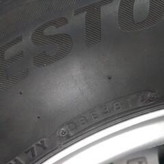 パジェロ用スタッドレスタイヤアルミホイールセットの画像