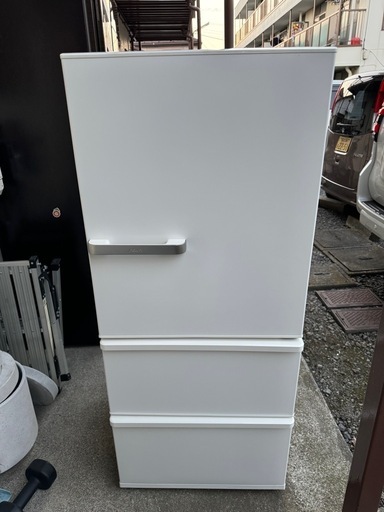 美品 アクア 冷凍冷蔵庫 272L 2022年製 AQR-27M2(W)