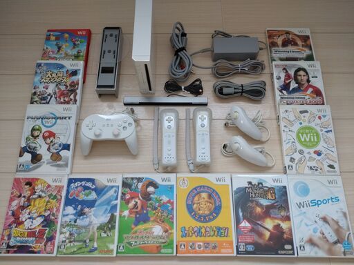 Nintendo　Wii　ゲームソフト　コントローラー セット　②