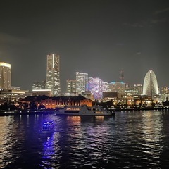 夜景を見ながらお散歩