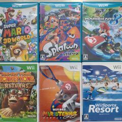 Nintendo　Wii U　ゲームソフト　コントローラ　セットの画像