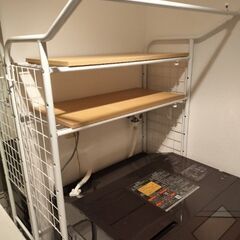 棚付きランドリーラック　エカンズ