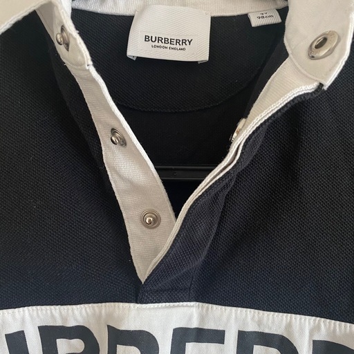 【BURBERRY LONDON】ノヴァチェック×ロゴポロシャツ(98センチ)