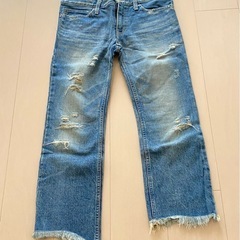 美品 ルグランブルー LGB クロップドパンツ