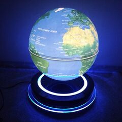 🍎磁気浮上 地球儀 世界地図 360度自動回転型 空中浮遊 MAGNETIV LEVITATION GLOBE の画像