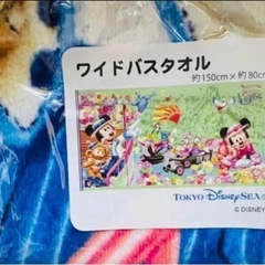 ディズニーシー　スプリングボヤージュ　ワイドバスタオルの画像