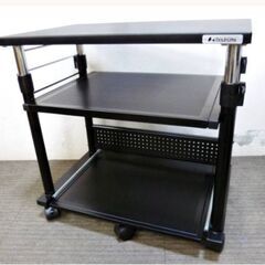 ②　Bauhutte　昇降式　プリンター台 サイドデスク ワゴン...