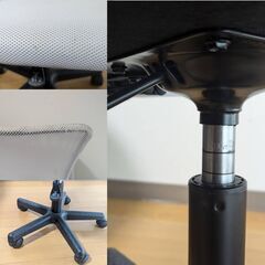 【引き取り限定＊日にち指定＊都内】[山善] 折りたたみ デスク2台・チェア1脚の画像