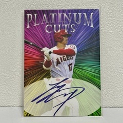大谷翔平 PLATINUM  CUTS  エンゼルス プリントサイン