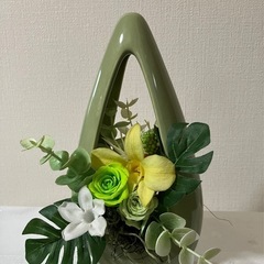 仏花　　手作りプリザーブドフラワー