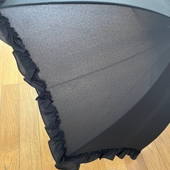 フリル付き日傘の画像