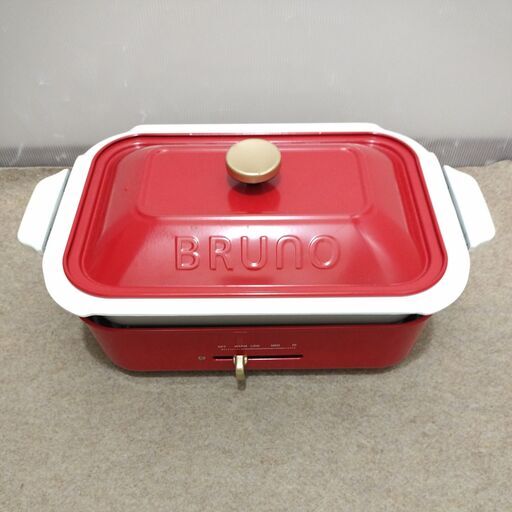 BRUNO コンパクトホットプレート BOE021-RD