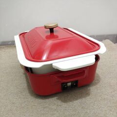 🍎BRUNO コンパクトホットプレート BOE021-RDの画像
