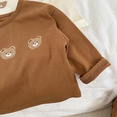 子供服★トップス★Tシャツ★韓国風子供服★ベビー★男女兼用★長袖★2色の画像