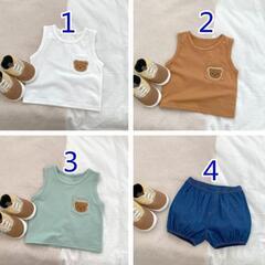 子供服★トップス★ベスト★韓国風子供服★ベビー★4色の画像