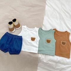 子供服★トップス★ベスト★韓国風子供服★ベビー★4色の画像