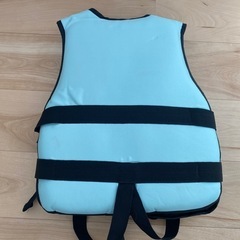 子供用　ライフジャケット　可愛いピンクとグリーンの画像