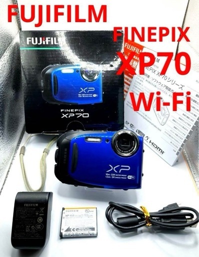 FUJIFILM finpix 70 美品　動作確認済み　ブルー