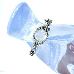 UZU  silver 925 クリスタル　バングルの画像