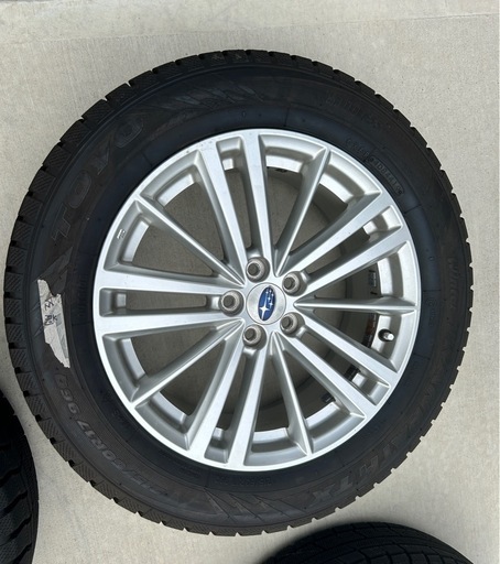 SUBARUホイール【17インチ】スタッドレスタイヤ付き